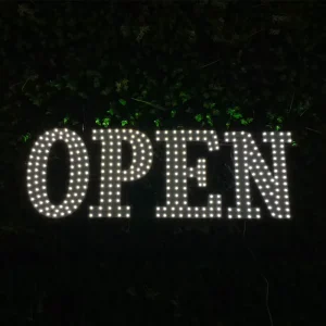 Customized LED Acrylic Letter 3D Led Display Sign Open Sign Board High Brightest Letter Sign