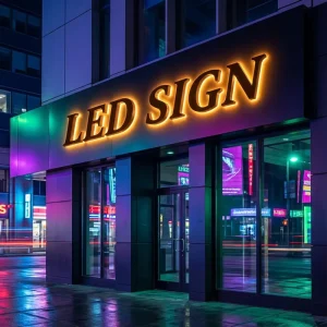 Customized LED Sign Luminous Sign Aluminum Frame 3D Letter Logo for Business