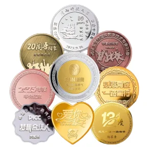 Customized LOGO Copper Decorative Commemorative Christmas Halloween Coin