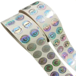 Customized Label Adhesive Sticker Logo Label Round Shape Sticker