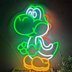 Customized Large Sized Neon Sign Letters Button Type Advertising Signs