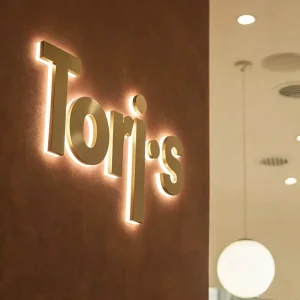 Customized Led Backlit Sign Led Channel Letters 3d Letter Stainless Steel Led Illuminated Signage Outdoor Sign For Business