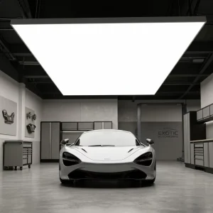 Customized Led Light Box UV Soft Film High Ceiling Chips Membrane Fireproofing Lamphouse Cold White IP20 Car Beauty Maintenance