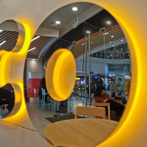 Customized Led Sign Stainless Steel Waterproof Outdoor Lighting Channel Letter Backlit Business Sign