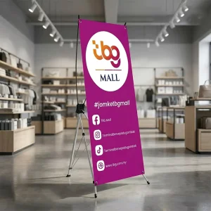 Customized Lightweight Advertising Banner Size X Stand Banner with Easy Assembly for Corporate Events