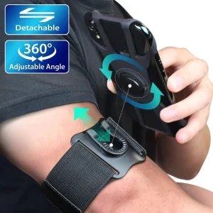 Customized Logo Newest Products Armband Rotating Cell Phone 360 Degree Rotating Arm Band Sports Armband for iphone
