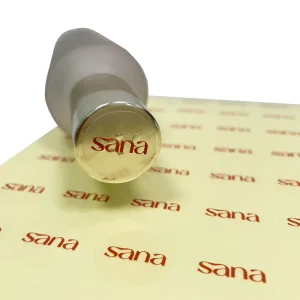 Customized Logo Waterproof Vinyl PVC Clear Adhesive Transparent Stickers for Packaging Labels