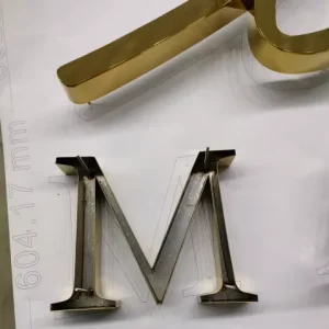 Customized Metal Sign 3D Channel Letter Fabricated Metal Letters for Store