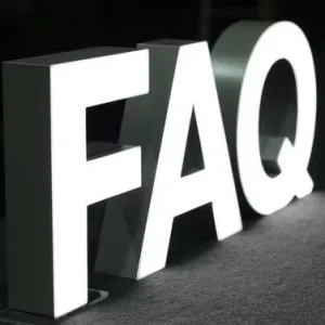 Customized Mini Acrylic Luminous Words LED Lighting Mini LED Alphabet Letter