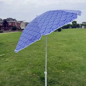Customized Modern Design Portable Sun Parasol Outdoor Furniture Advertising Beach Umbrella for Park Use