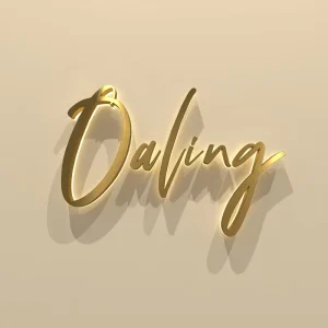Customized Outdoor Luminous Gold Backlit Letters LED Luminous Metal Character Logo