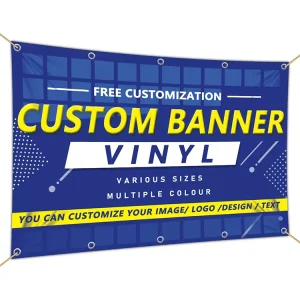 Customized Outdoor PVC Coated Mesh Banner Wall Hanging Banner UV Resistant Waterproof Vinyl Banner