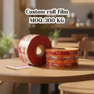 Customized PET Food Grade Roll Film Color printed Self standing Plastic Bags Manufacturer