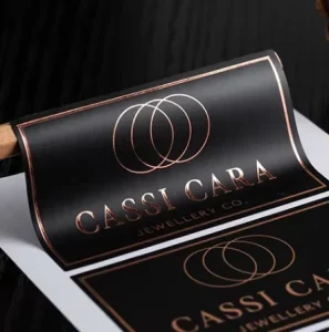 Customized PVC Adhesive Stickers UV Resistant Anti Counterfeit Colored Transparent Logo Labels