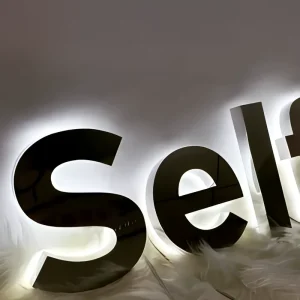 Customized PVC LED Front lit Signboards Suitable for Long term Commercial Use