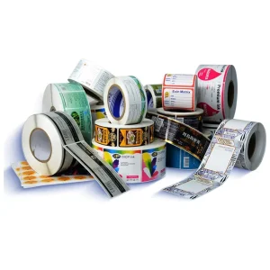 Customized PVC Waterproof Sticker Rolls Custom Printed Adhesive Labels Airplane Box Sealing Transparent Logo Small Batch
