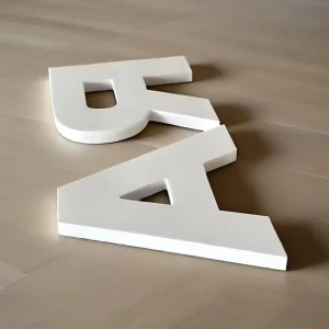 Customized Painted PVC Letters Sign for Indoor Logo Acrylic Alphabet Letter PVC Letters