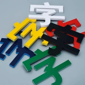 Customized Painted PVC Letters Sign for Indoor Logo Acrylic Alphabet Letter PVC Letters