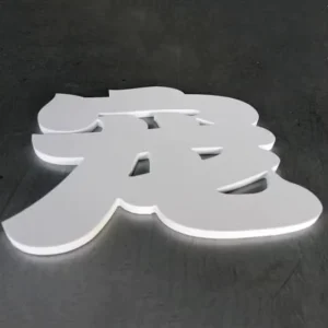 Customized Personalized Channel Letter Signs Professional Design of PVC Outdoor Brand With a One-year Warranty