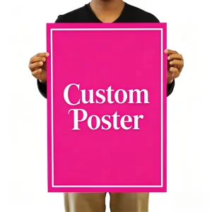 Customized Poster Wall Stickers Printed with PP Self adhesive Film UV Resistant Outdoor Advertising Poster