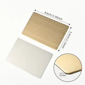 Customized Printed Engraved Metal Plate Logo Sign Name Plates Tag Label Aluminium Machine Nameplates for Equipment