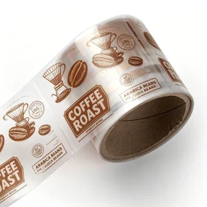 Customized Printed Flexible Recyclable Mono Material Laminated Packaging Roll Film Transparent Label