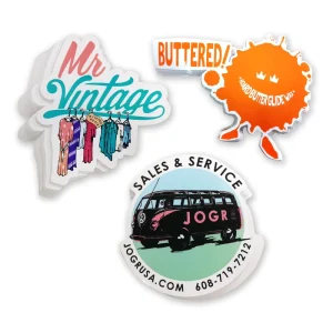 Customized Printing Adhesive Labels Waterproof Vinyl Die Cut Logo Adhesive PVC Label Stickers for Cups Bottles Packages