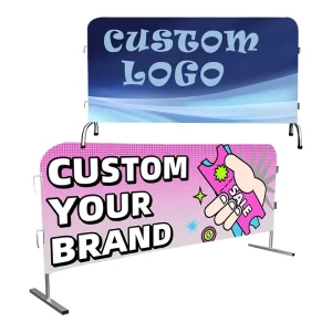 Customized Printing Crowd Control Banner Control Printed Outdoor Banner Outdoor Customized