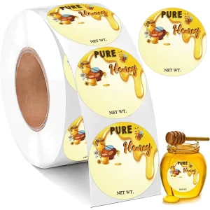 Customized Printing Product Packaging Self Adhesive Label Stickers Waterproof Vinyl Logo Stickers Roll