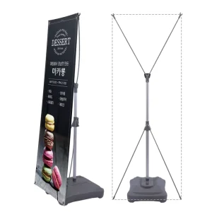 Customized Professional Outdoor Advertising X Booth Display Banner