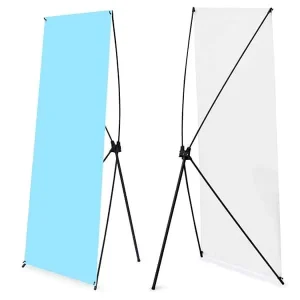 Customized Roll up Banner Aluminum One Side Water Base X Banner Stand Display