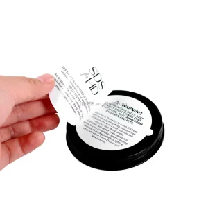 Customized Scented Candle Extended Content Booklet Label Multi page Multilingual Pharmaceutical Instruction Stickers