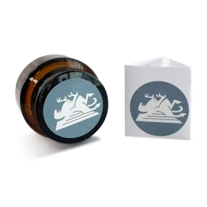 Customized Self Adhesive Labels for Cosmetic Bottle Cap Packaging Stickers