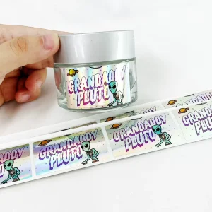 Customized Self-adhesive Label Holographic Laser Stickers