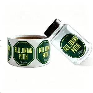 Customized Self adhesive Vinyl Label Sticker Roll Waterproof Label