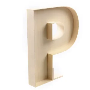 Customized Size Decoration Wooden Fillable Letters