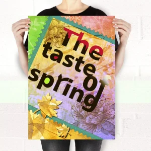 Customized Size Poster Printing Service on Cardboard Offset Printed Advertising Wall Decorations for Business Use Custom Logo
