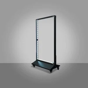 Customized Size SEG Frameless Fabric LED Light Box Battery Stand Light Box Outdoor Waterproof Advertising Kiosk