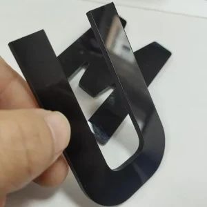 Customized Size UK Car License Plate Letters and Numbers Acrylic 4D Letters Acrylic Letters Numbers