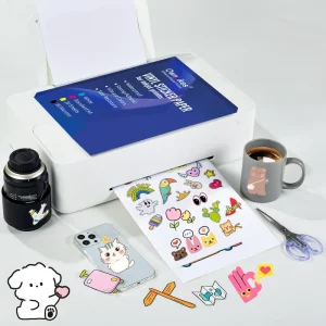 Customized Size Waterproof Vinyl Inkjet Sticker Self Adhesive A4 Glossy Photo Paper for Inkjet Printers