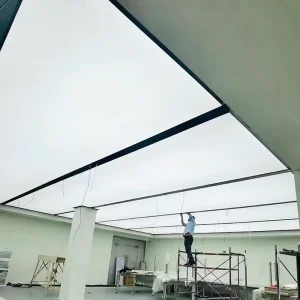 Customized Soft Film Ceiling Transparent Film A grade Fireproof Film Office Car Store Exhibition Hall Luminous Light Box