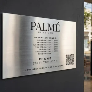 Customized Stainless Steel Advertising Signboards Suitable For Brand Identification In Commercial Offices