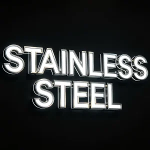 Customized Stainless Steel Edging Three dimensional Luminous Characters Acrylic Luminous Characters Outdoor Door Head Billboards