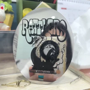 Customized Stainless Steel Sign Plate Etching Engraving Custom Size Thickness Laser Cut Silk Screen Printing Art