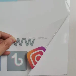 Customized Static Cling Car Window Sticker No Glue Static Cling Glass Window Vinyl Stickers