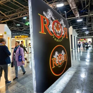 Customized Tensile Fabric Segmented Movable Frameless LED Fabric Light Box High Brightness Large Double Sided Trade Light Box