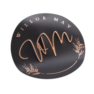 Customized Transparent PVC Logo Cover Sticker Self-Adhesive Concave Convex Embossed Light Film Hot Stamping Seal Label
