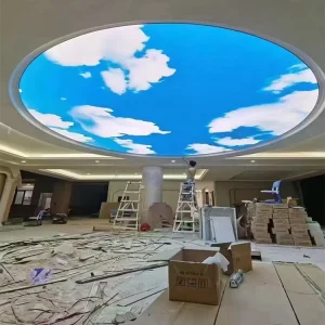 Customized UV Soft Film Starry Sky PVC Elastic Fabric Soft Film Light Box Ceiling Environmental Protection High Brightness