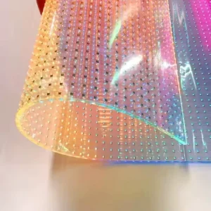 Customized Ultra Thin Glass Advertising Panel Transparent Film Flexible Window Led Screen