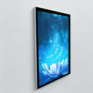 Customized Ultra thin Aluminum Rectangle LED Light Box with Snap Frame Energy Saving Easy Installation